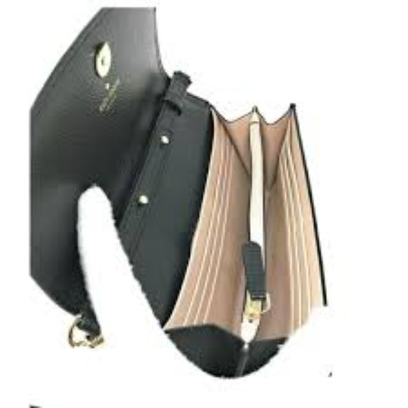 NWT eva wallet on a chain Black/warm beige - Picture 3 of 4